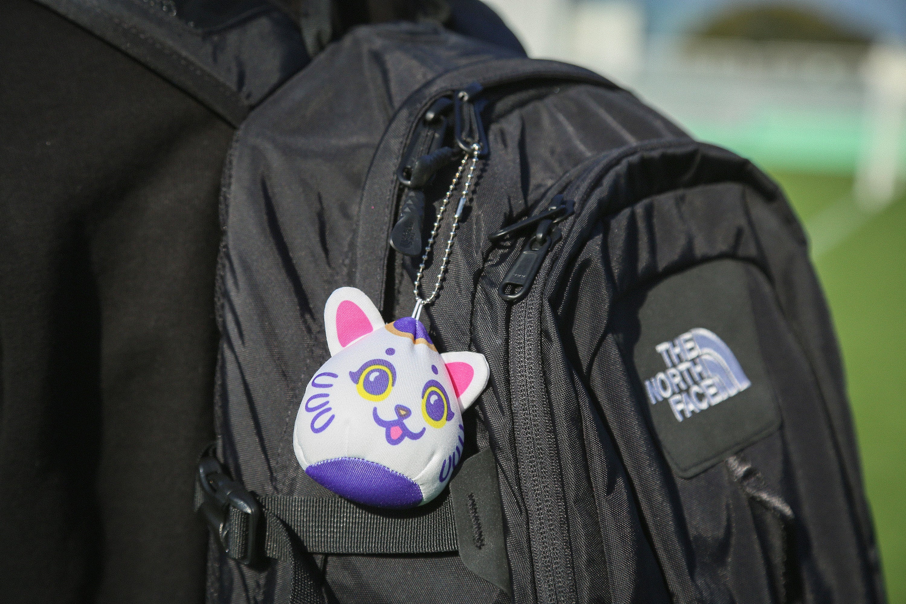 Clear Nyan Daifuku Keychain