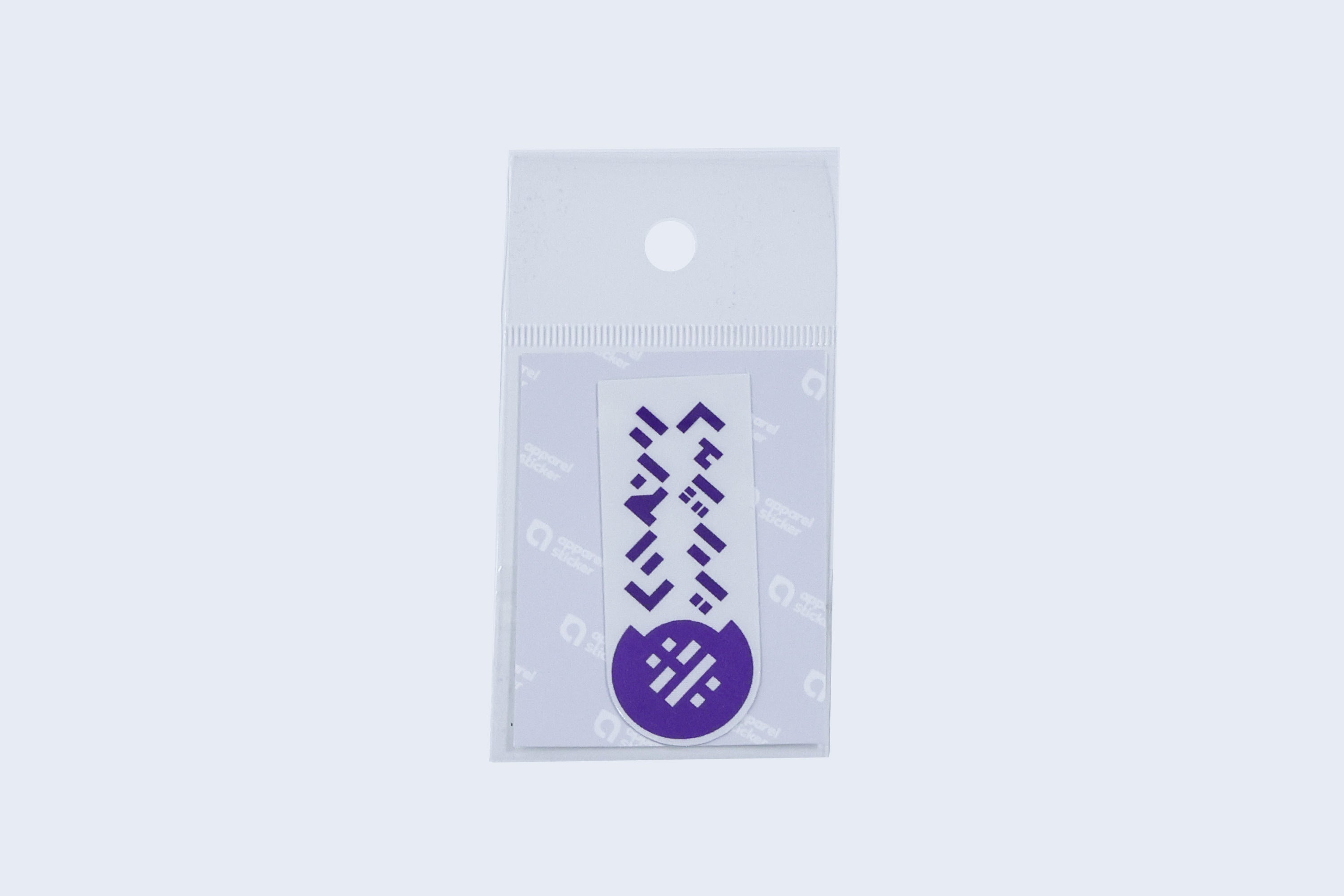 Apparel sticker (logo)
