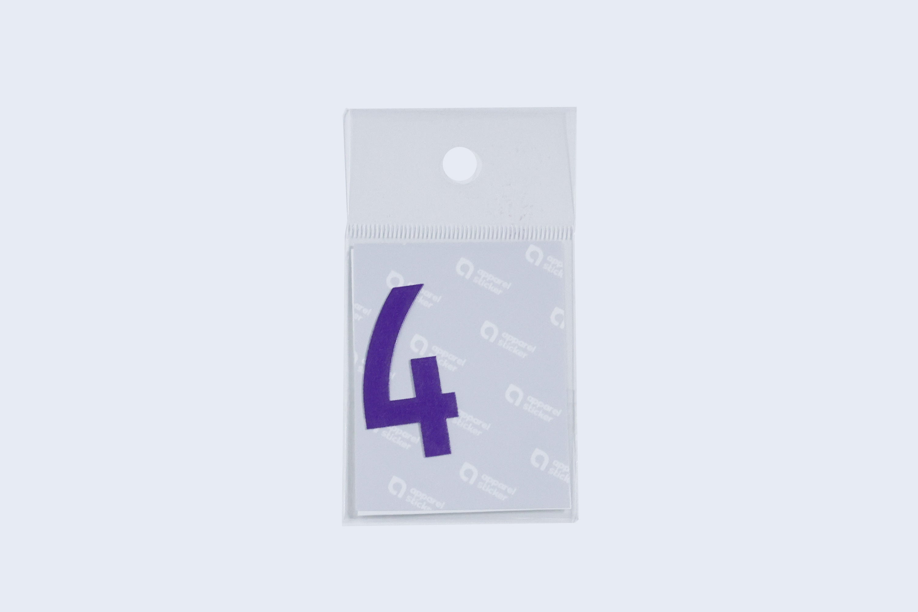 Apparel sticker (jersey number)