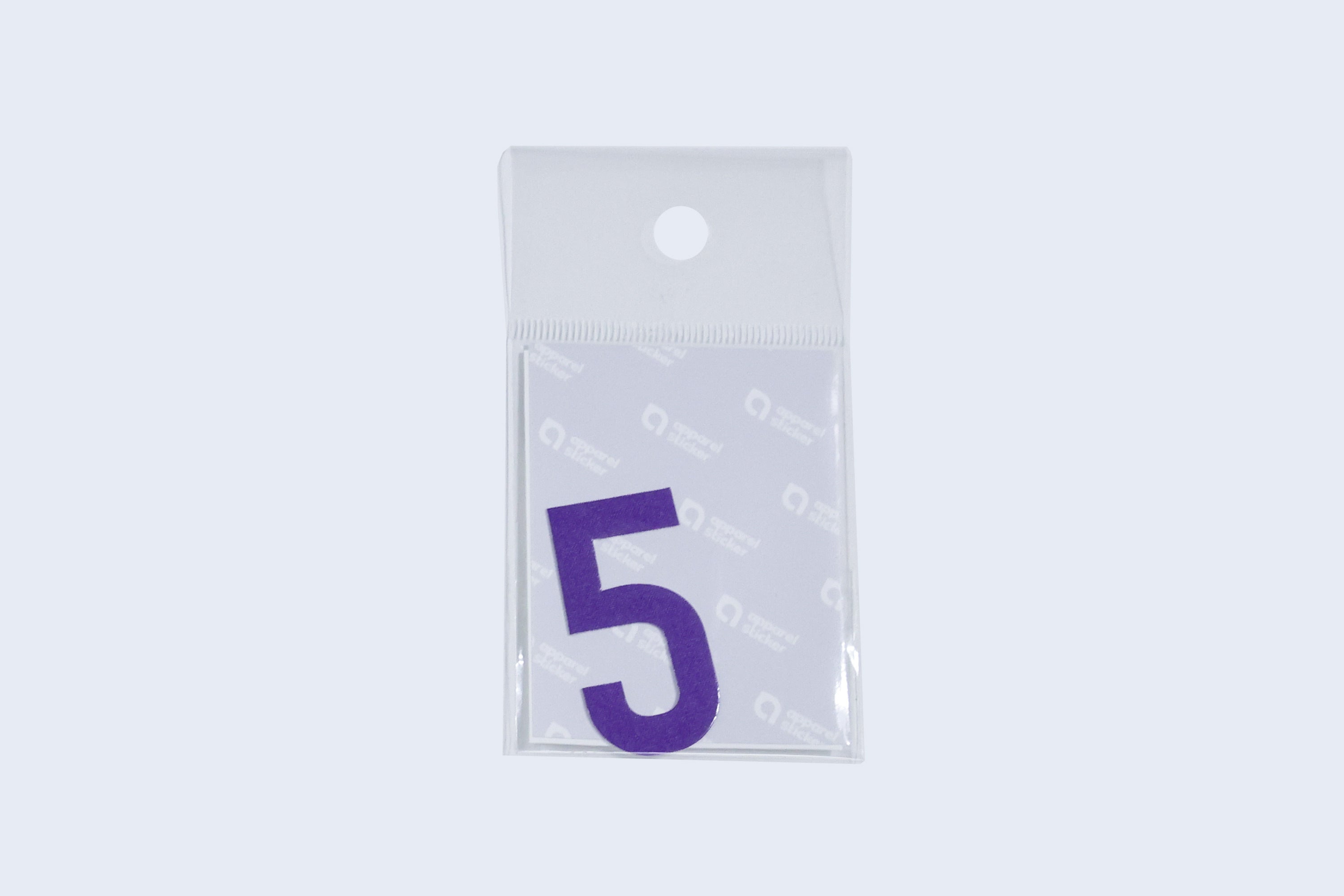 Apparel sticker (jersey number)