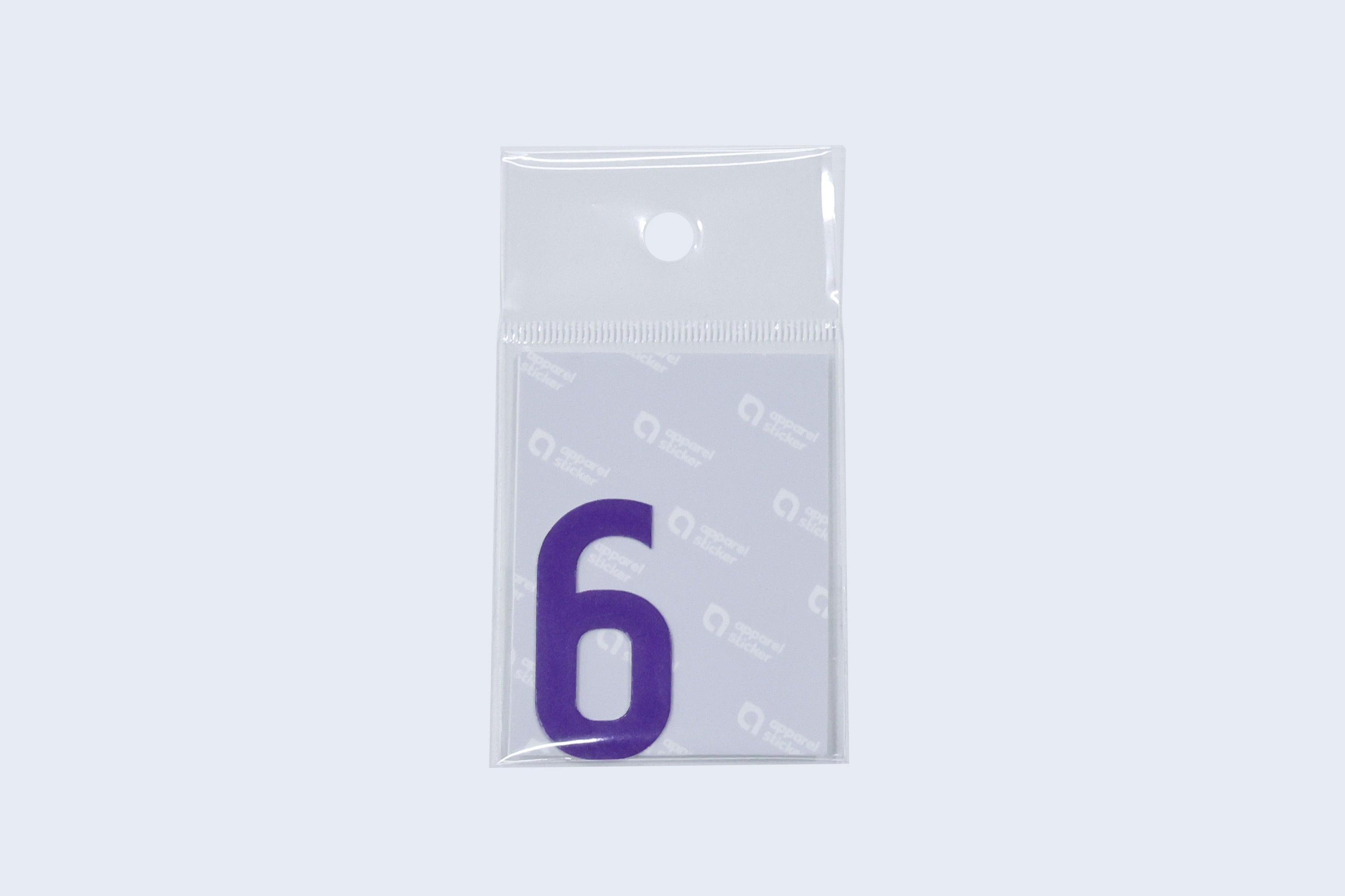 Apparel sticker (jersey number)