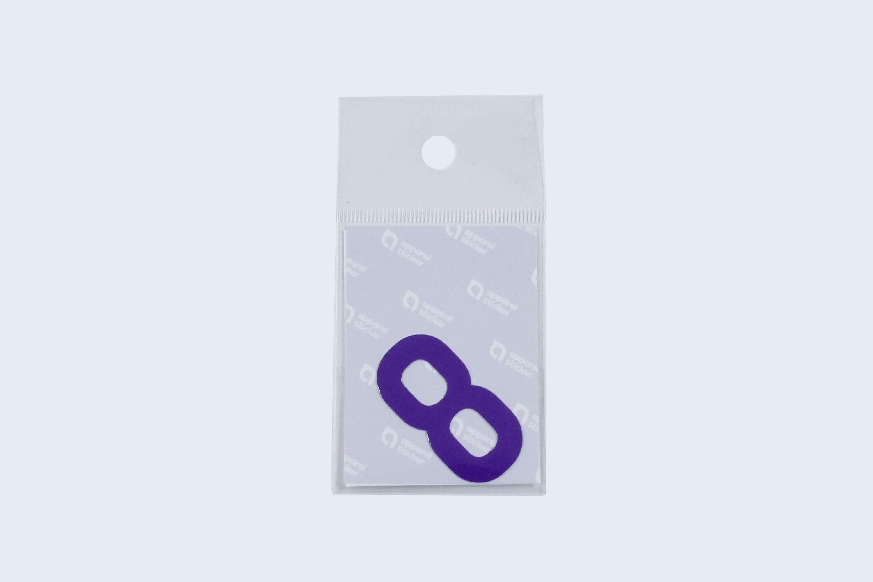 Apparel sticker (jersey number)