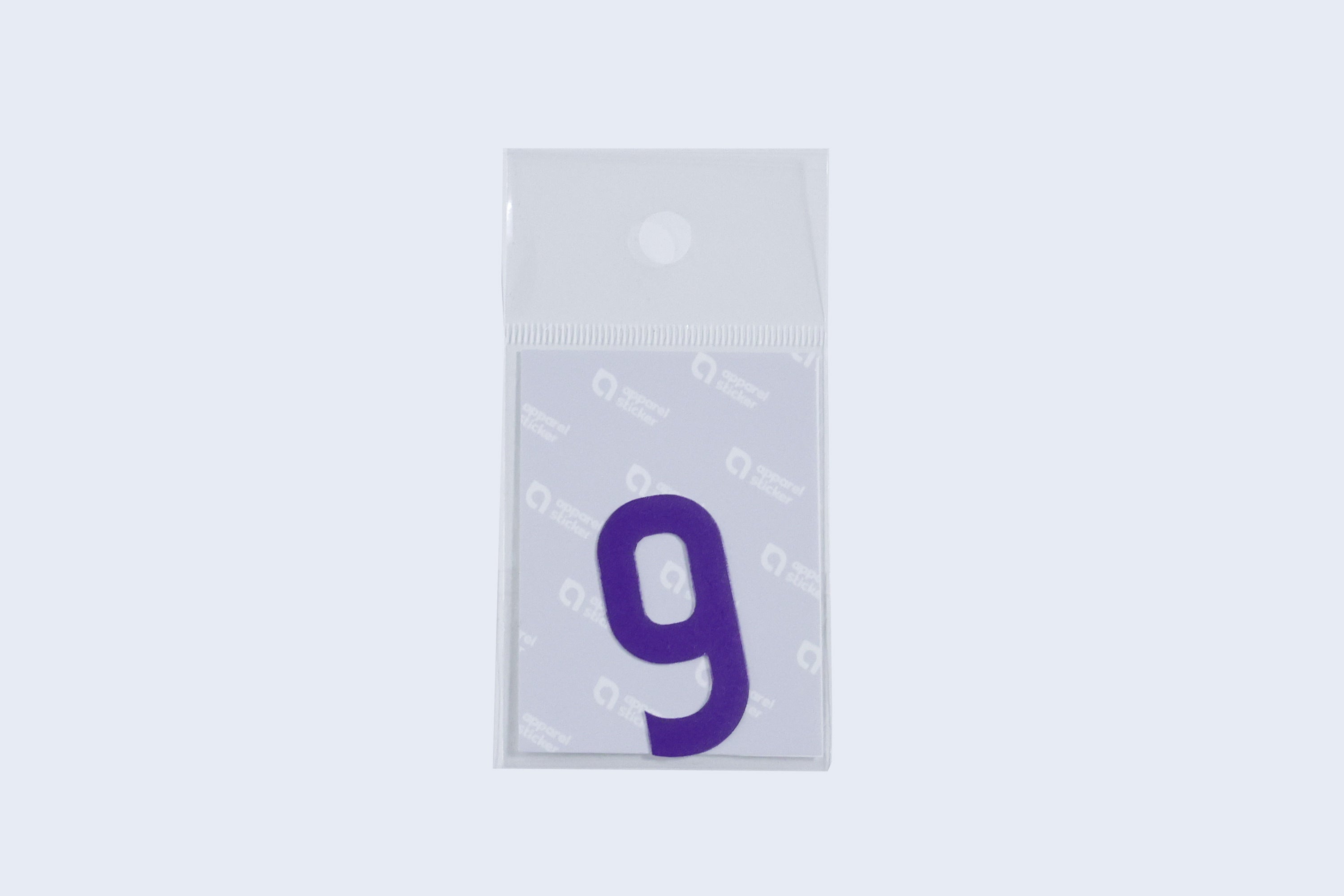 Apparel sticker (jersey number)