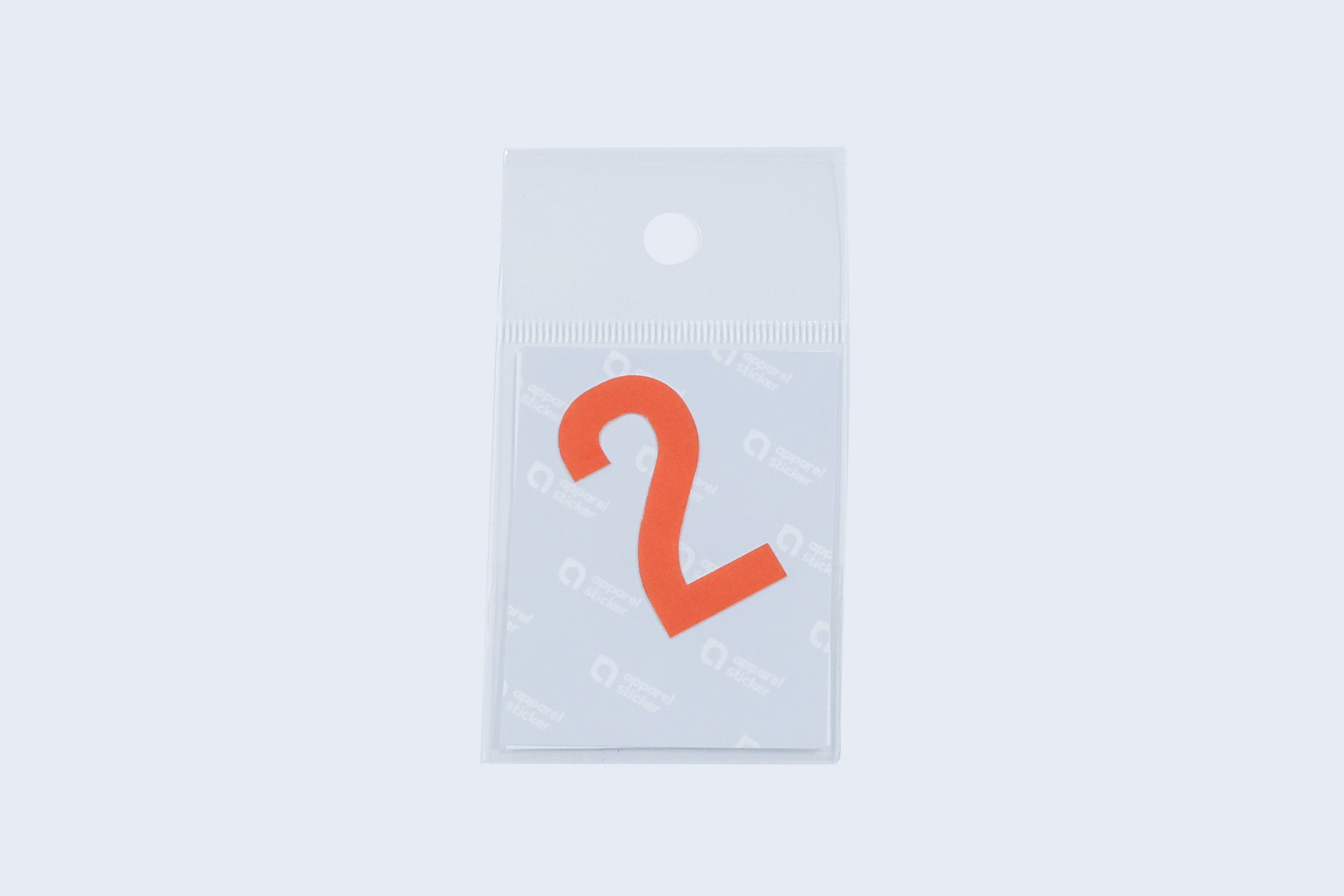 Apparel sticker (jersey number)
