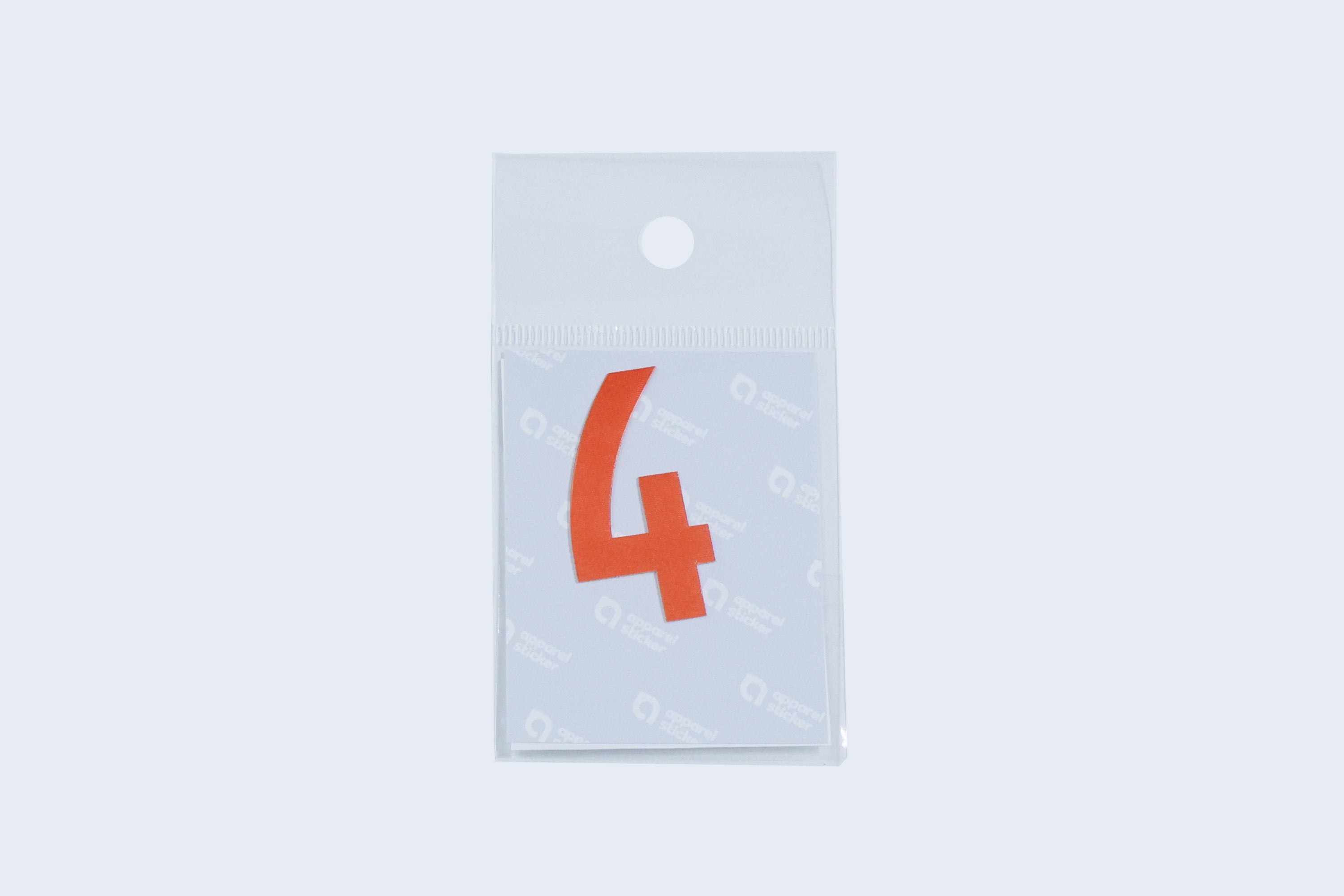 Apparel sticker (jersey number)