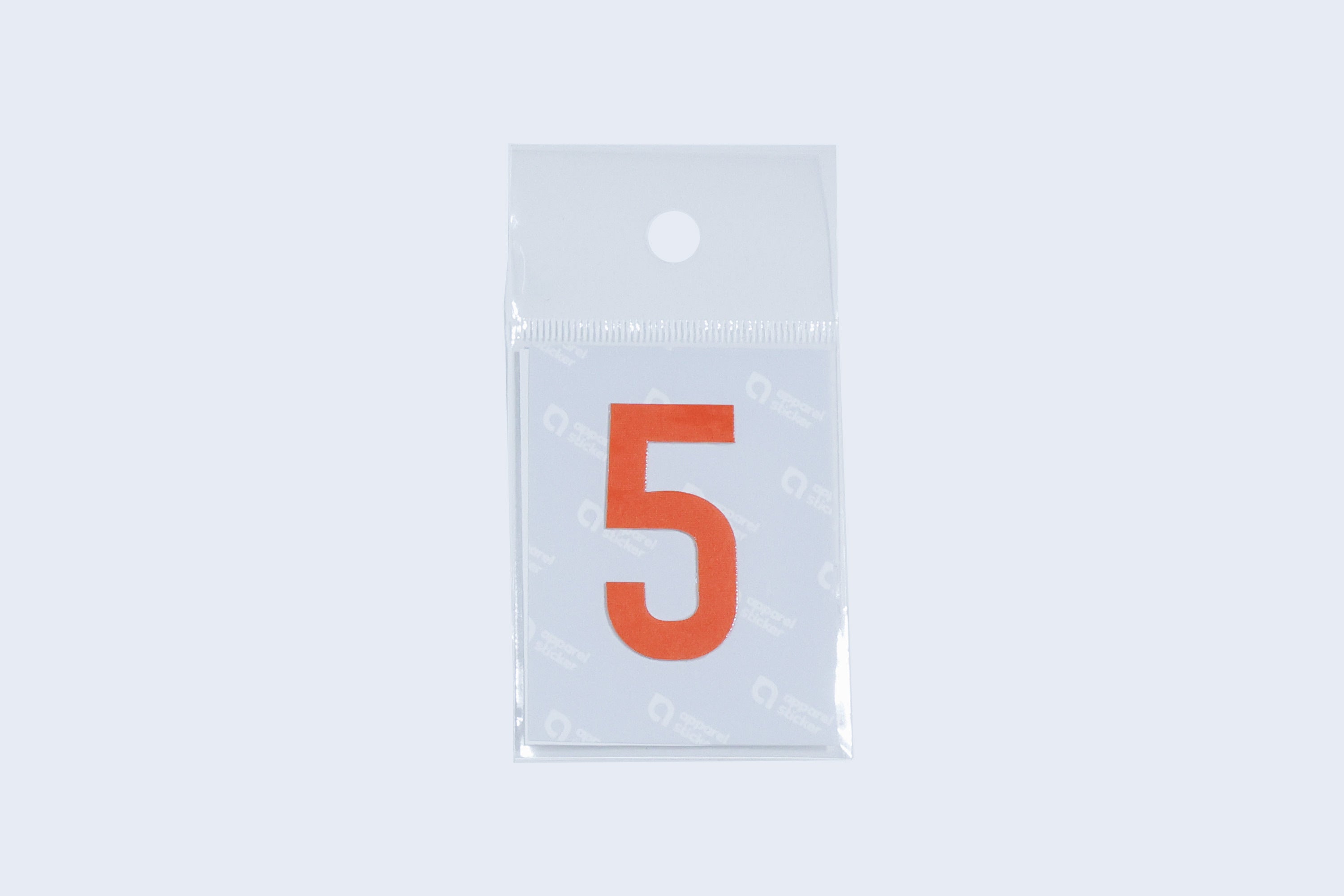 Apparel sticker (jersey number)