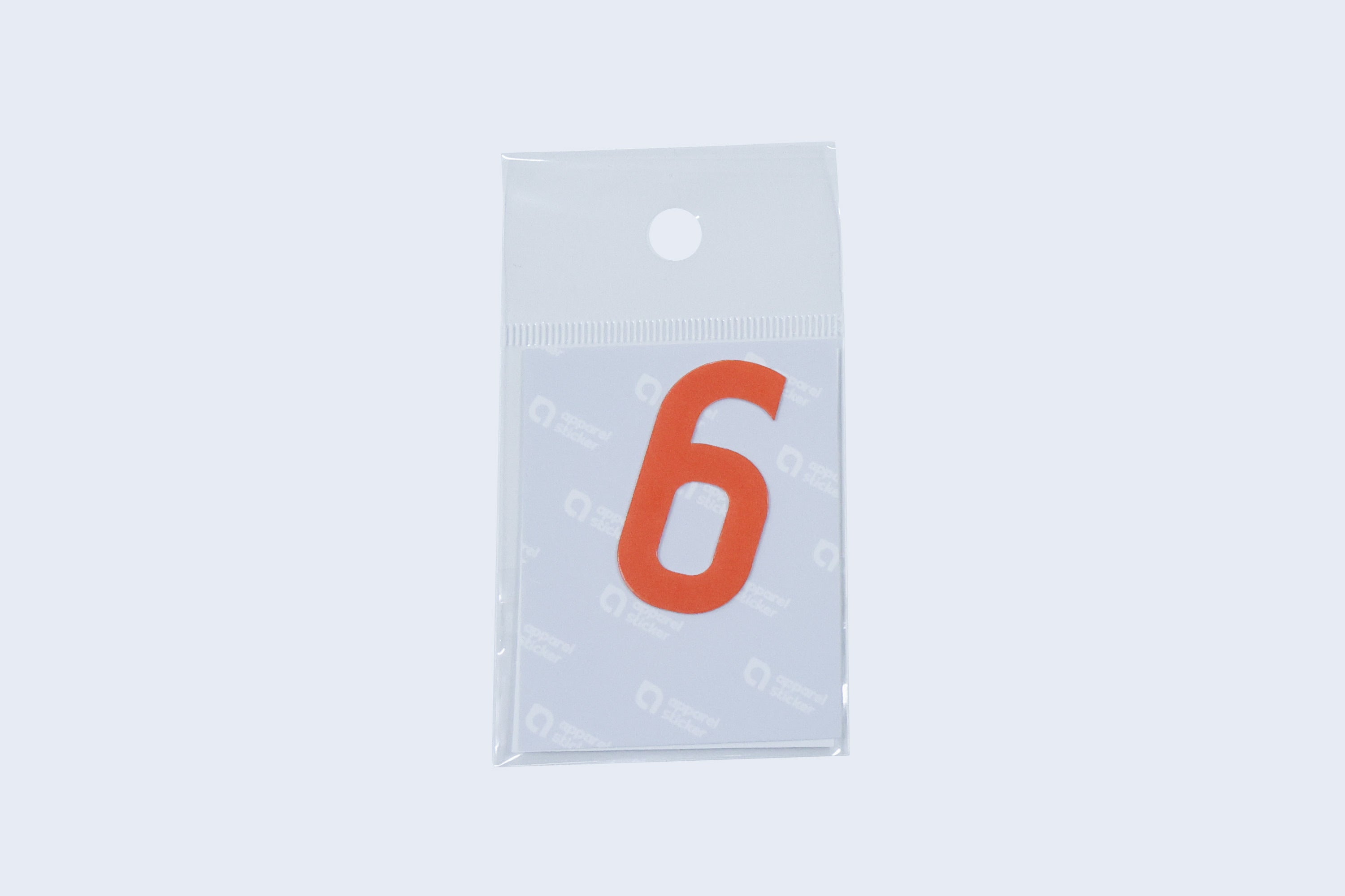 Apparel sticker (jersey number)