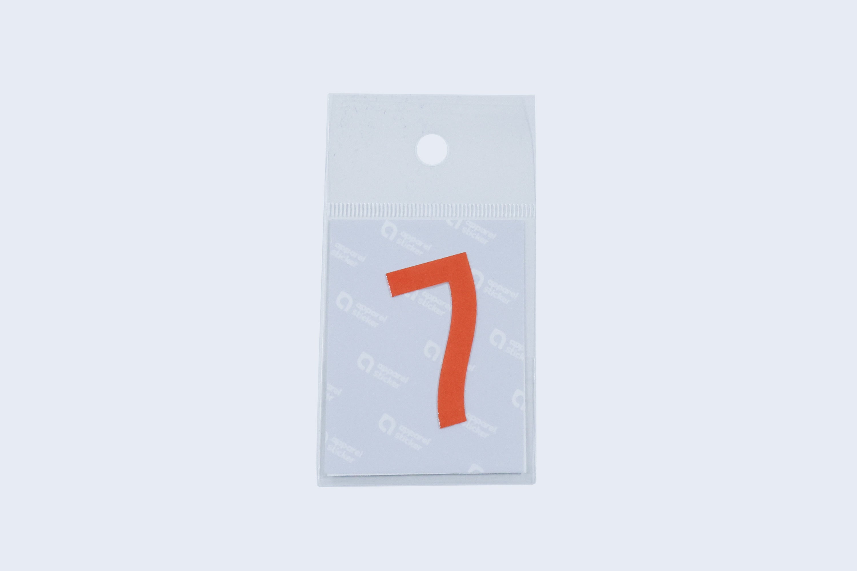 Apparel sticker (jersey number)