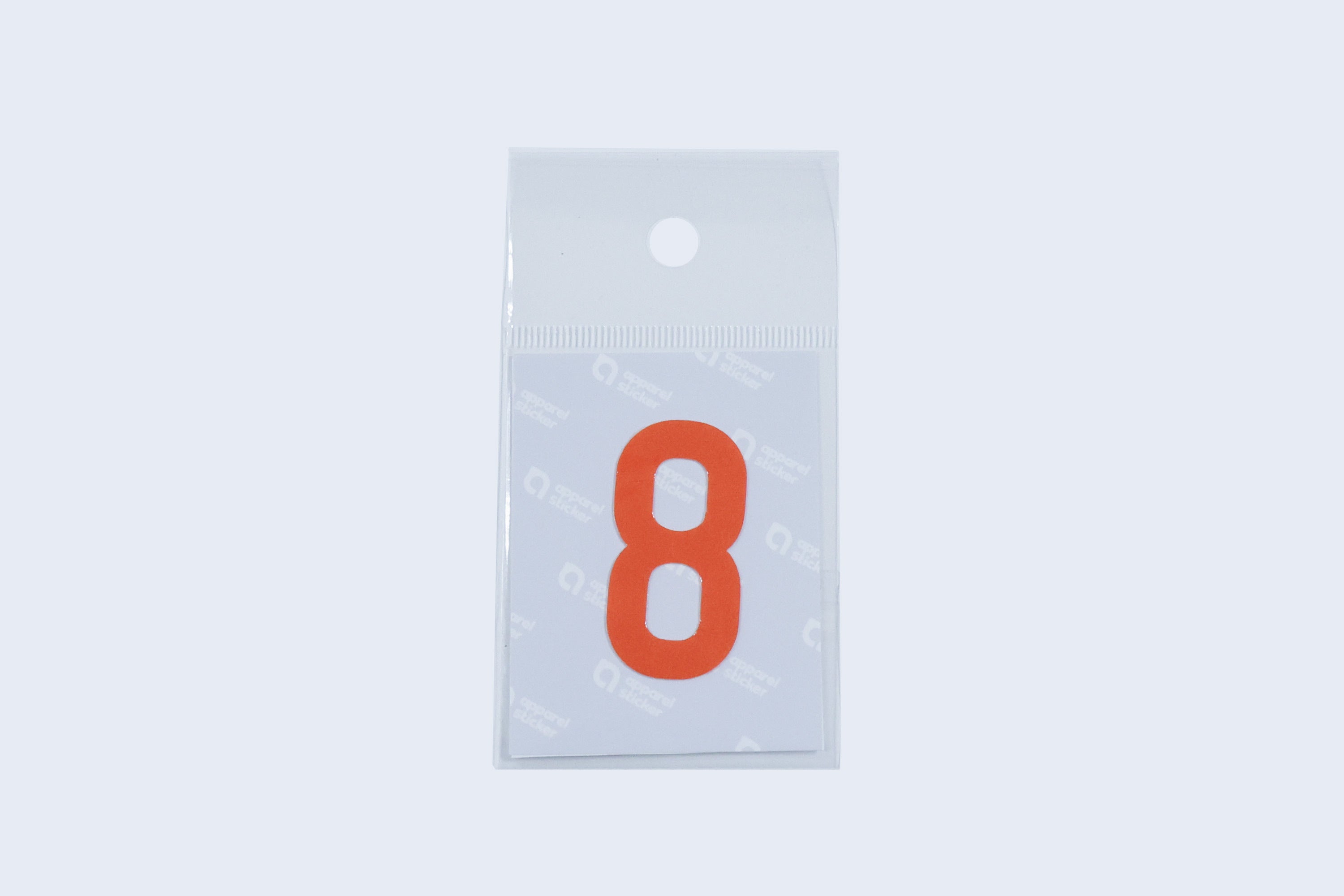 Apparel sticker (jersey number)