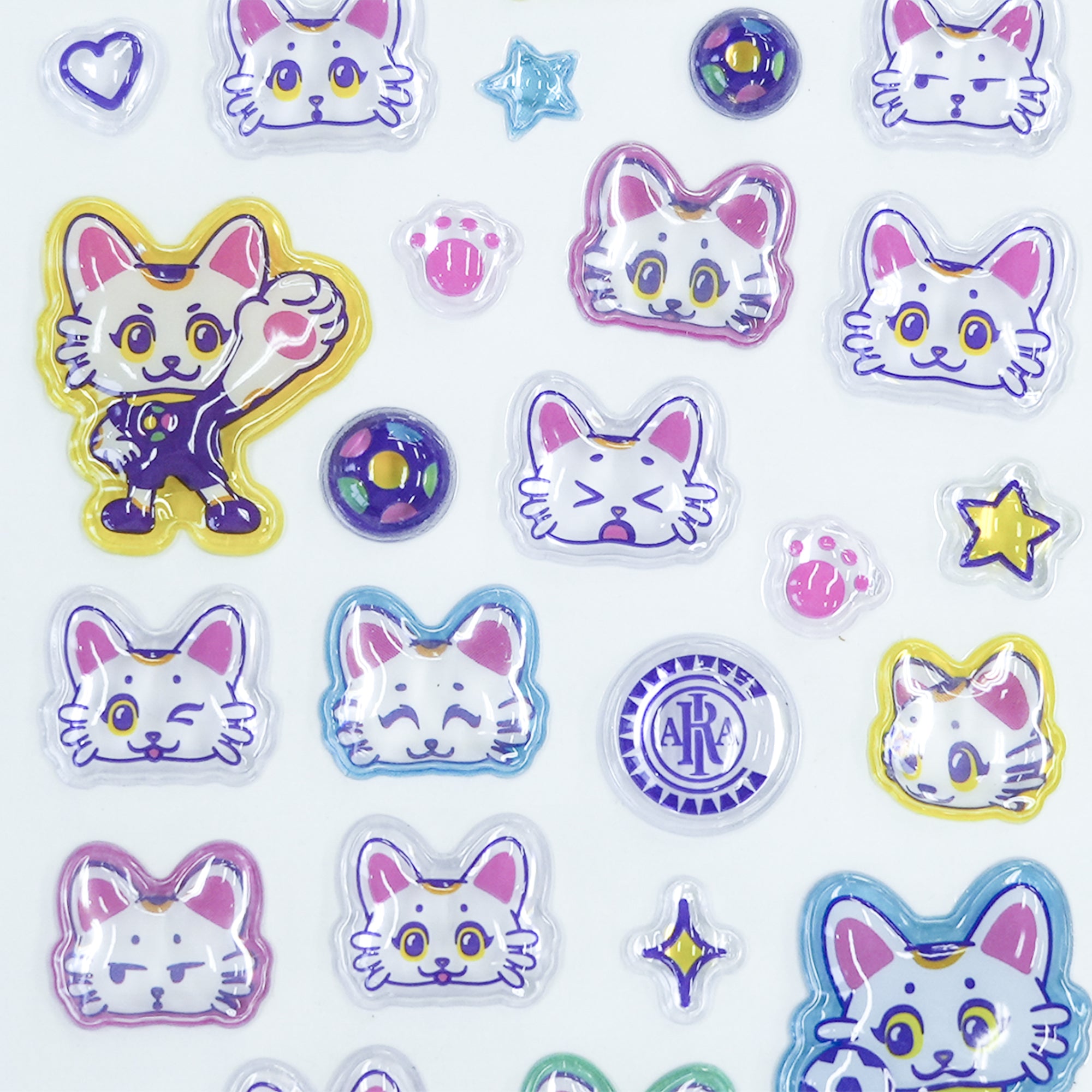 くりあにゃん3Dシール