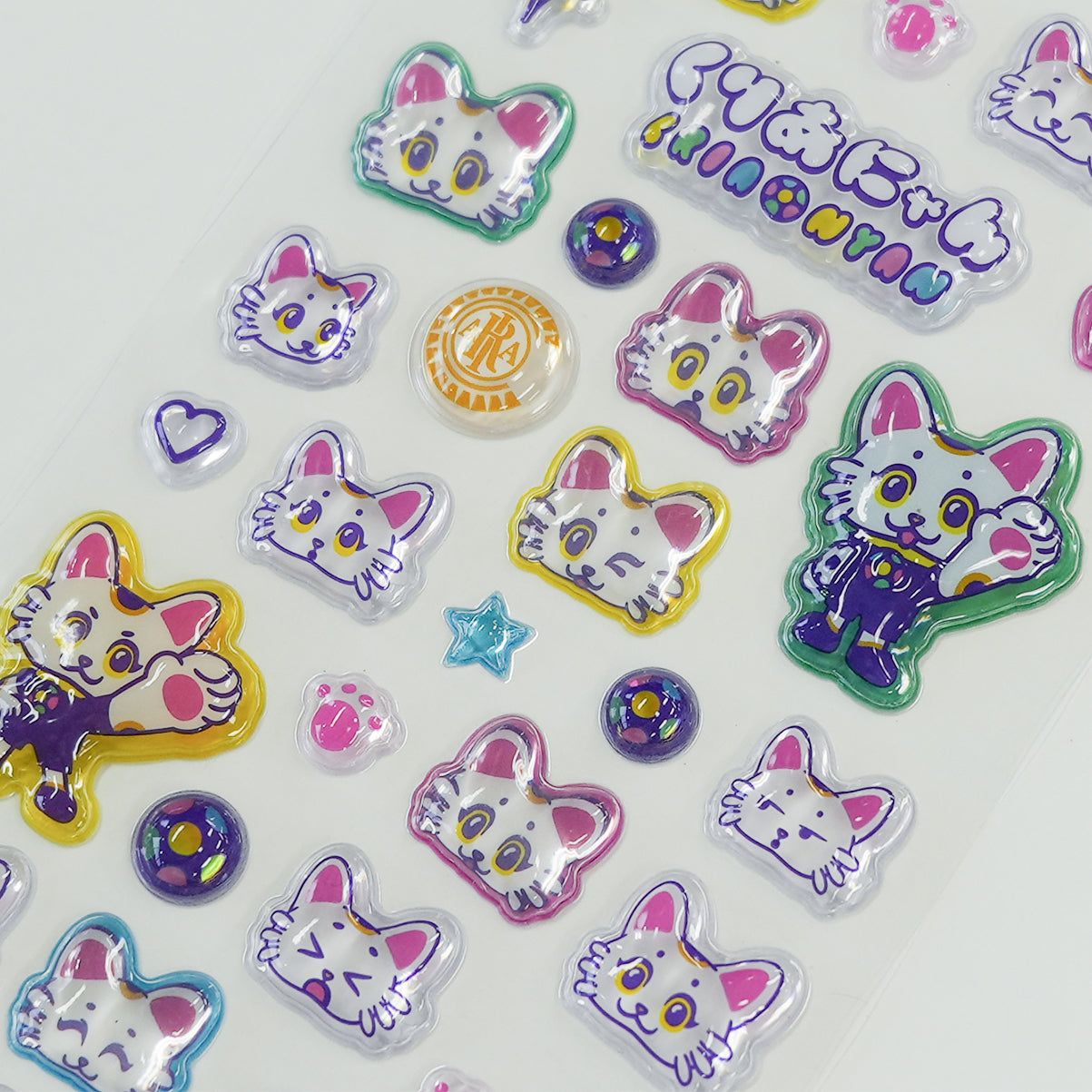 くりあにゃん3Dシール