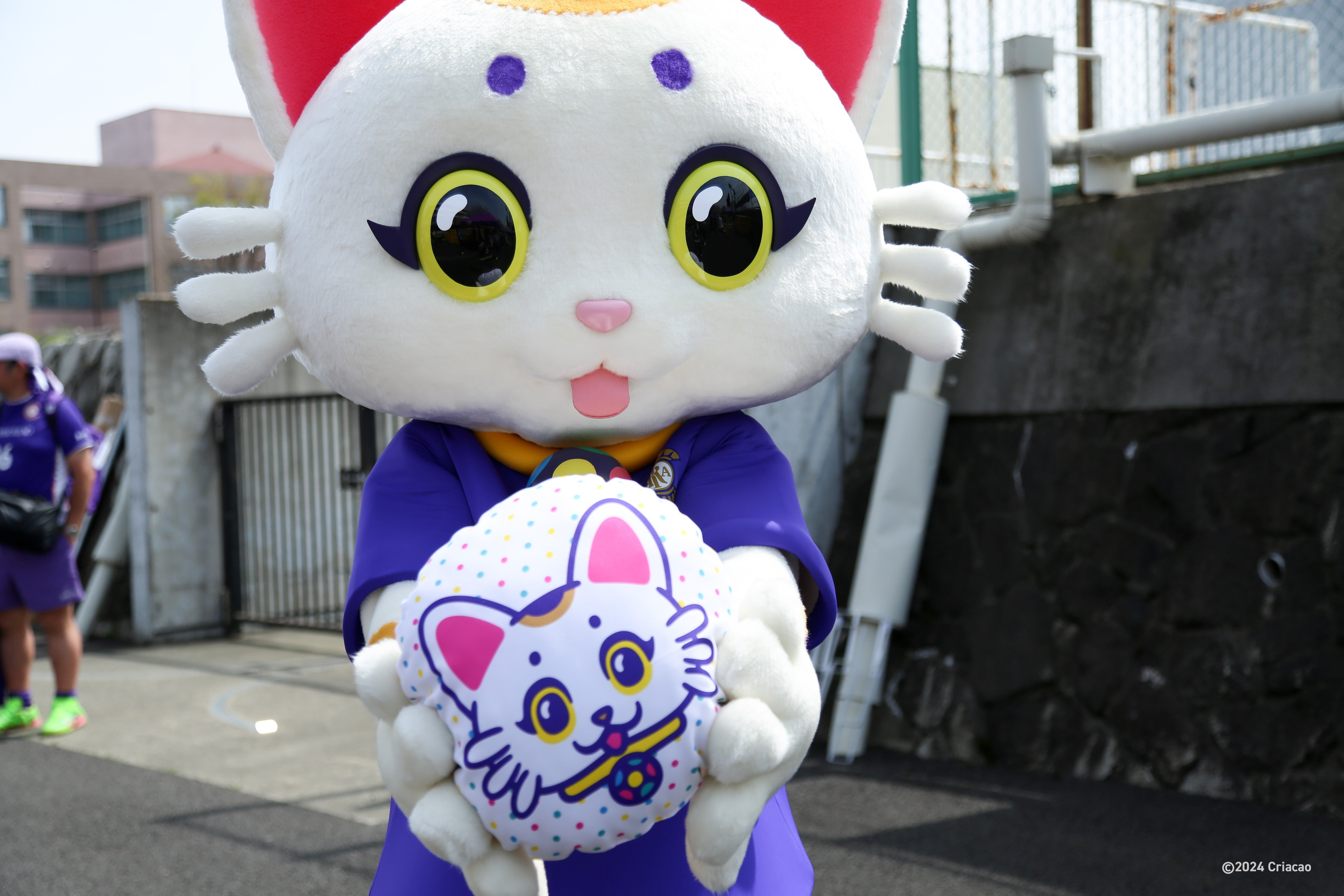 くりあにゃん丸型クッション