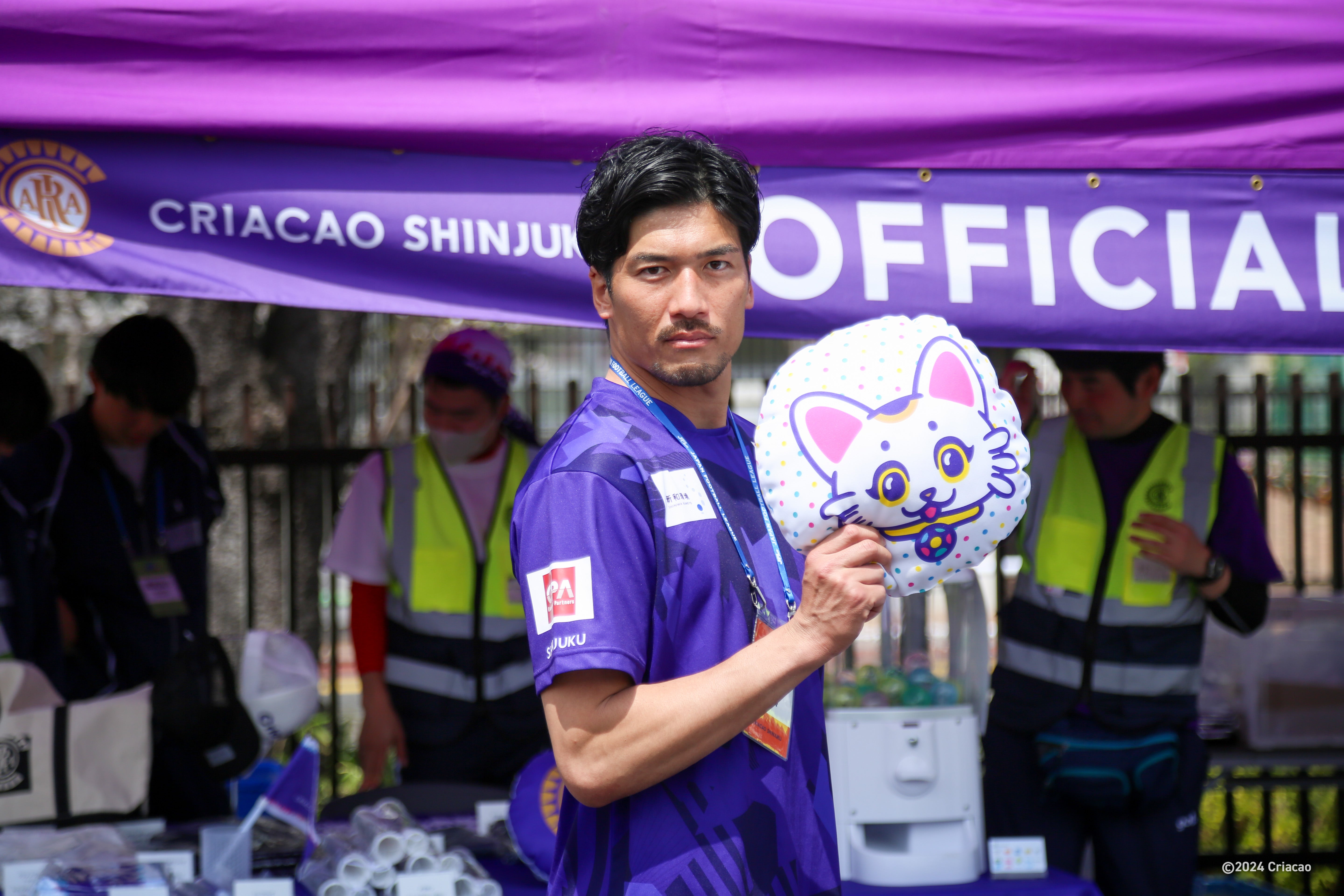 くりあにゃん丸型クッション