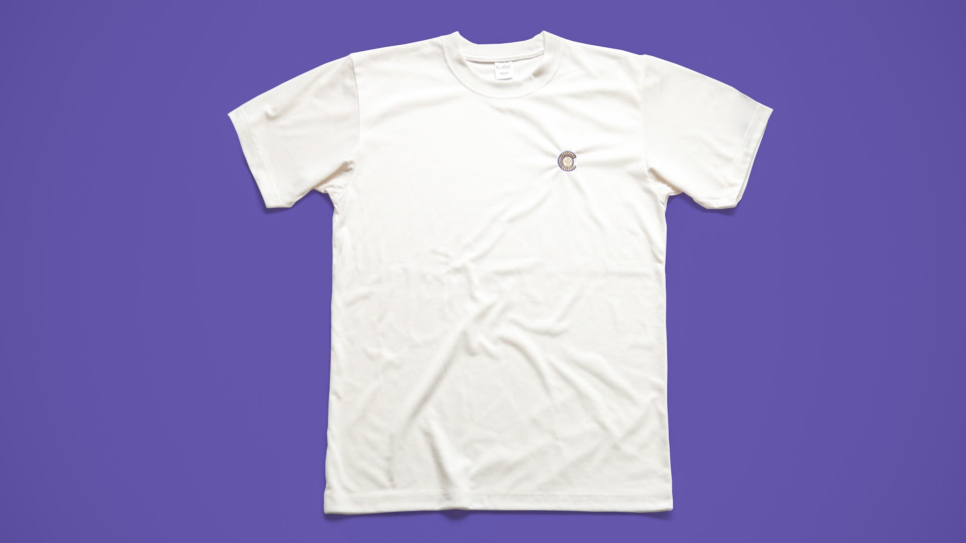 エンブレム刺繍Tシャツ