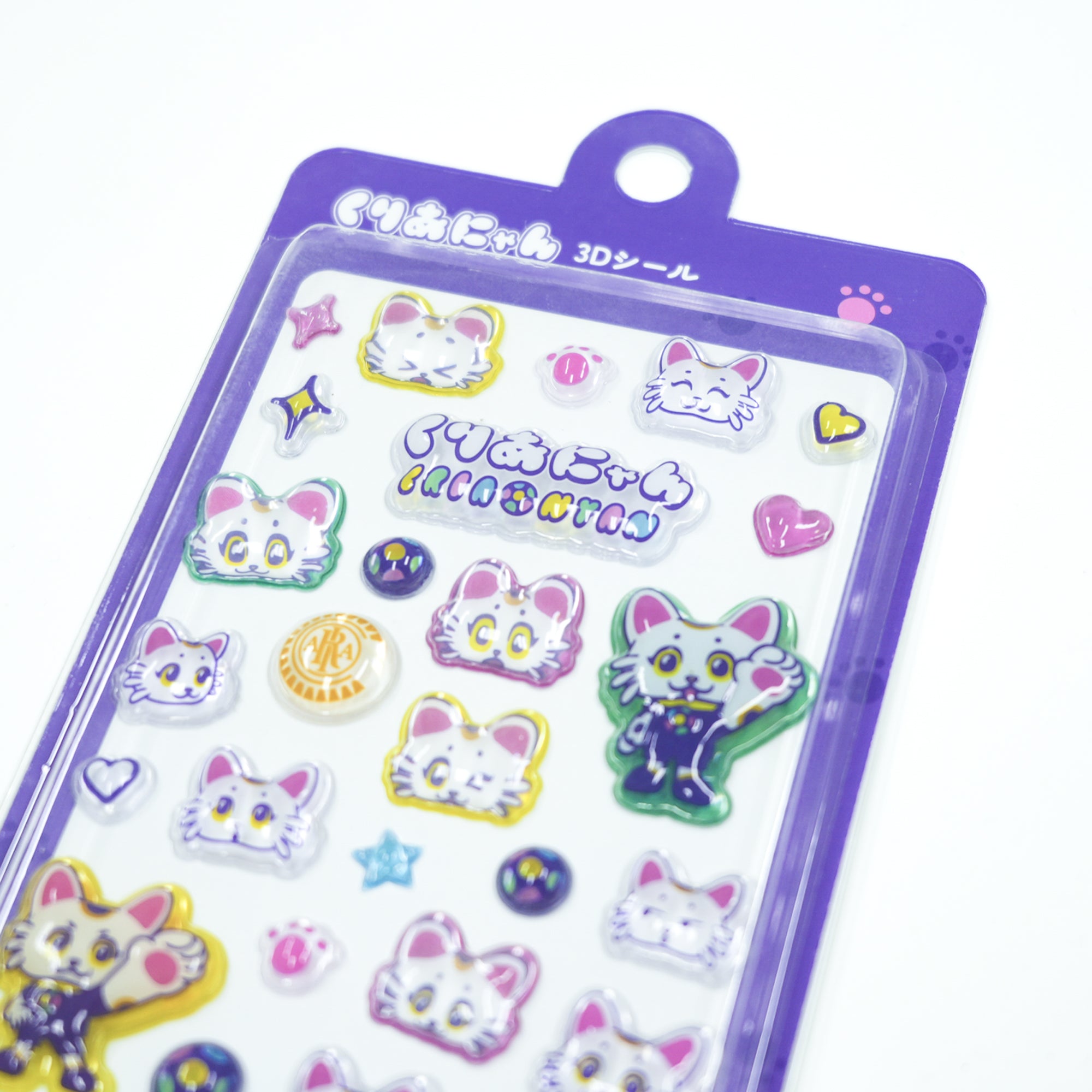くりあにゃん3Dシール